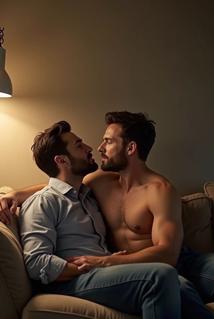 Chris evans sucking another mans willy on the couch. Realistic 4k Realism giant size difference head reaching on the ceiling 