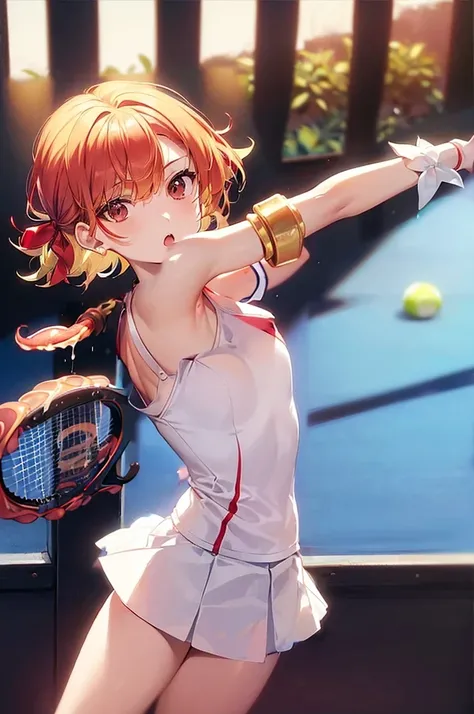 (((tennis uniform))),((((brown penis tentacles bound a girl)))),((((cum))))
