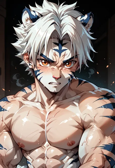 kogenta,white tiger boy