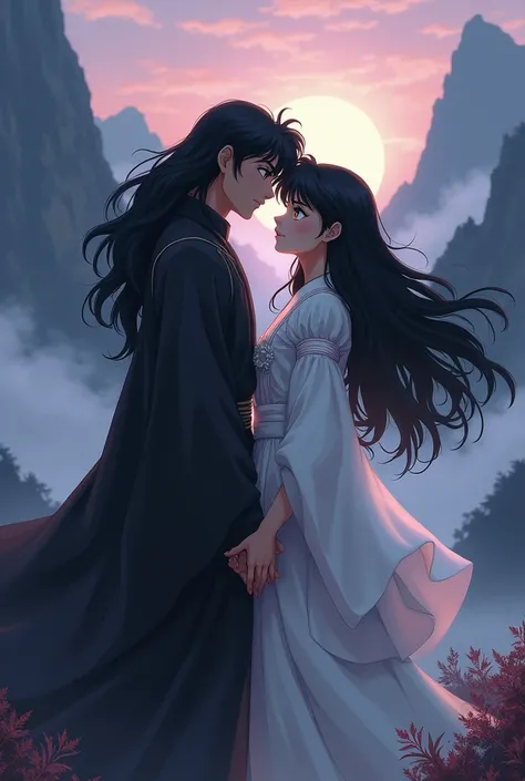 Kikyo and Inuyasha 