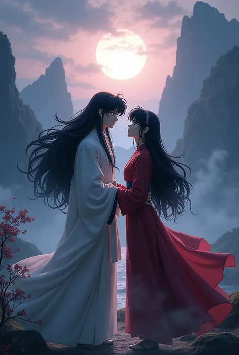 Kikyo and Inuyasha 