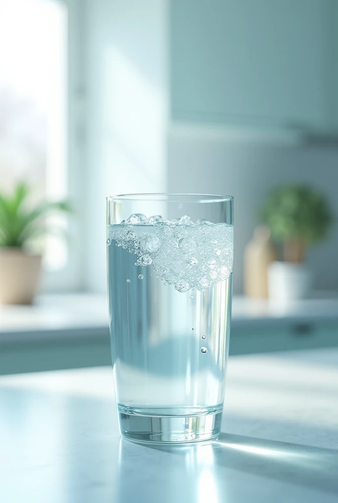 Photo of a glass filled with water