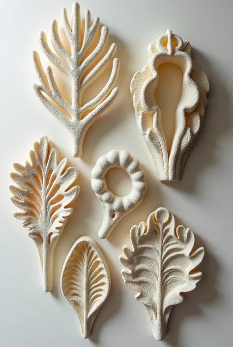 Decorative elements printed in 3d with recycled plastic filament 