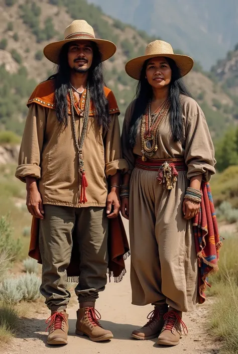 Typical clothing of the Tarahumara indigenous tribe