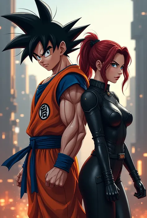 Goku and black widow