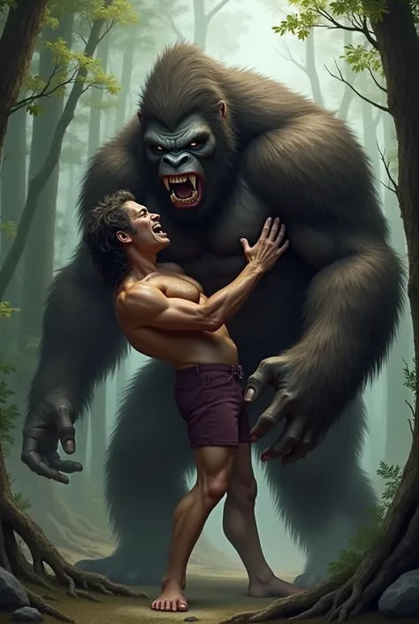 Bigfoot having bestial sex

