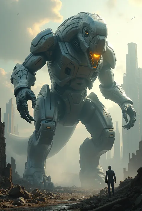 earth 2050 with very angry mecha rex 