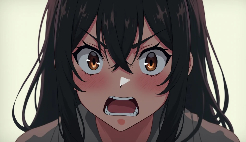 (masterpiece:1.4), (anime:1.2), (hyperrealism:1.2), (hyperrealistic:1.0), (2.5D Anime:1.4), (Female:1.5), (Serious Expression:1.4), (Narrowed Eyes:1.2), (Angry:1.2), (Annoyed:1.2), (Frowning:1.2), (Disgusted Look:1.2), (Open Mouth:1.4), (Teeth:1.2)