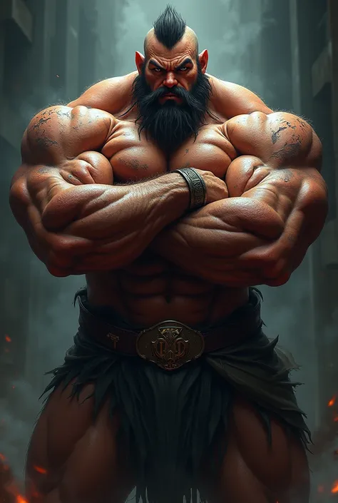 Bodybuilder, best quality, anger vein, salvia, facial hair, textured skin. Handsome、Military Hair、Full body image、Drooling、Westerners、Blonde Hair、body flexing pose、Tan Skin、bulk, Bear-like body、Massive chest plate、Screaming、sexy , Demon King、Stained with e...