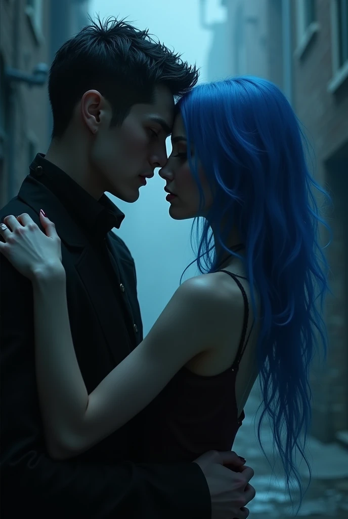  vampire falls in love with slanted eyes and blue hair