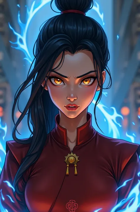 Create an image of Azula from Avatar