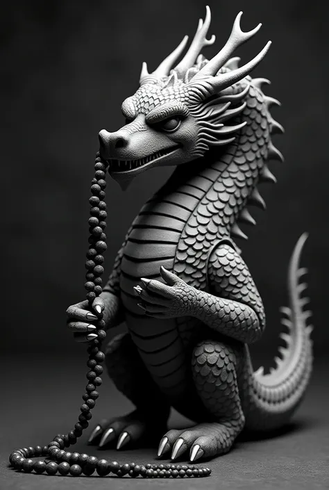 a black and white photograph of a statue of a dragon holding a japamala , highly detailed dark art, phone wallpaper, phone wallpaper hd, giger style, mobile wallpaper, h r giger style, Dark art style, armor giger style, amazing wallpaper, 3d tattoo design,...