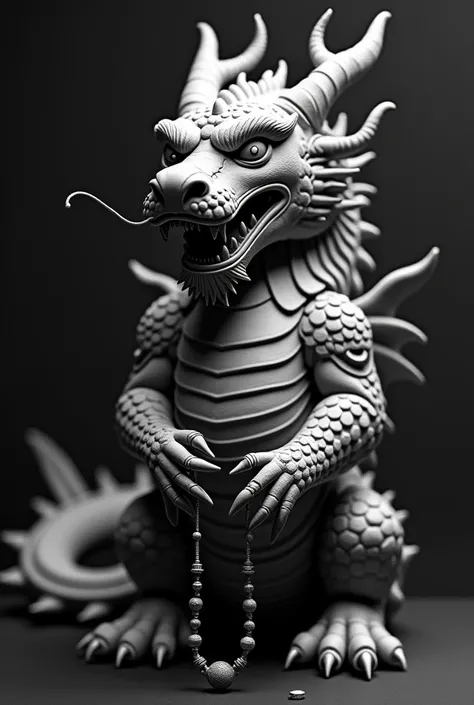 a black and white photograph of a statue of a dragon holding a japamala , highly detailed dark art, phone wallpaper, phone wallpaper hd, giger style, mobile wallpaper, h r giger style, Dark art style, armor giger style, amazing wallpaper, 3d tattoo design,...