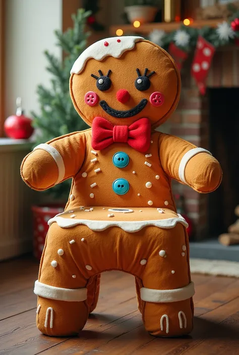 Gingerbread Man Chair Cover 