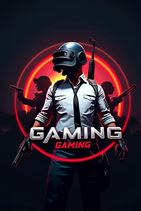 Please create a circle shaped gaming logo for my youtube channel . My channel name is "IQOO NEO GAMING".  my full channel name are on the logo . Logo should be pubg related 