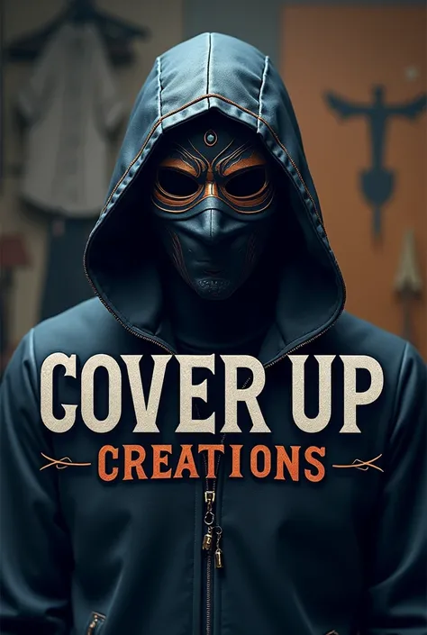 A costume based logo by the name "Cover Up Creations". Prioritized for men