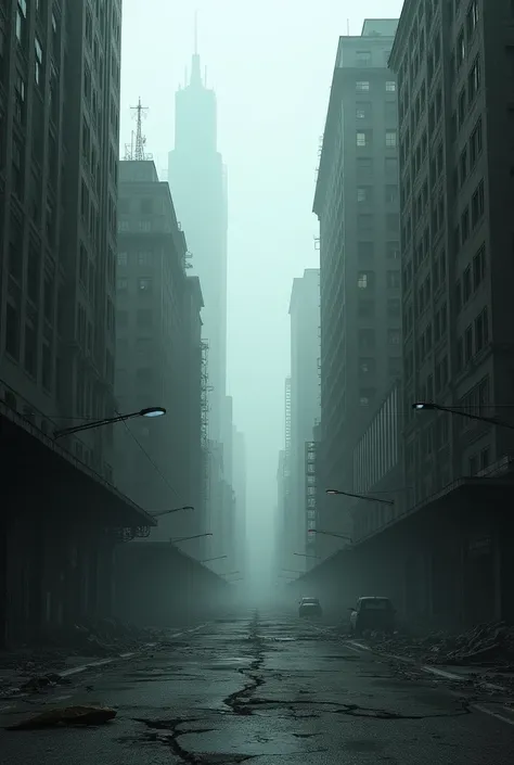 scary empty city