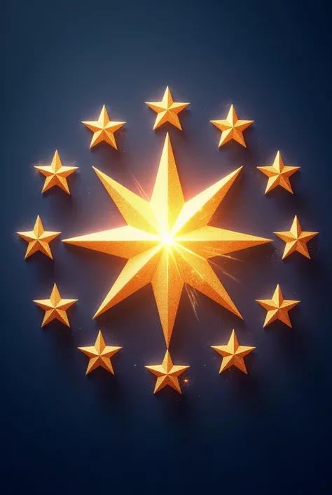 A star coming out of the EU symbol