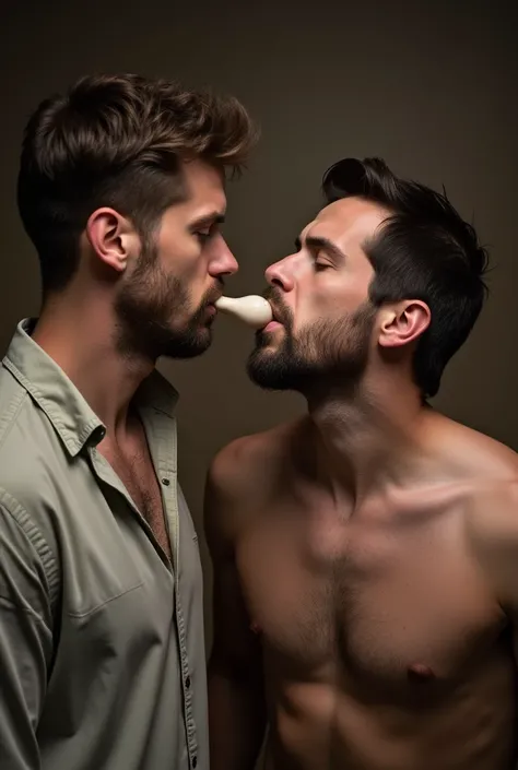 Man sucking another man&#39;s penis