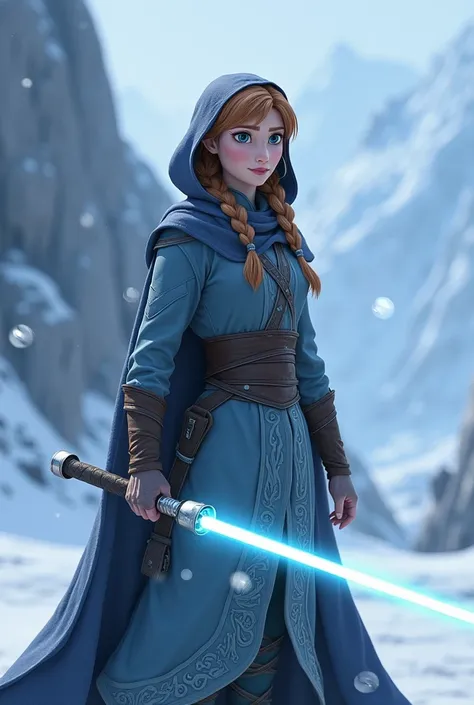 can you make a jedi version of anna in frozen 