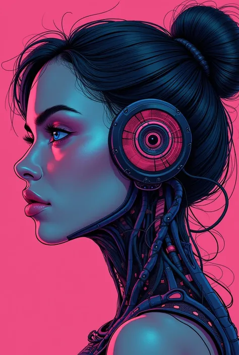 (masterpiece:1.2),(of the highest quality),(Super detailed),(ultra high resolution),(best illustrations),8k,Wallpaper,beautiful female cyborg,whole body,psychedelic,vector art,layered textures,progressive,pop,sf,cyberpunk,super sexy:2.0