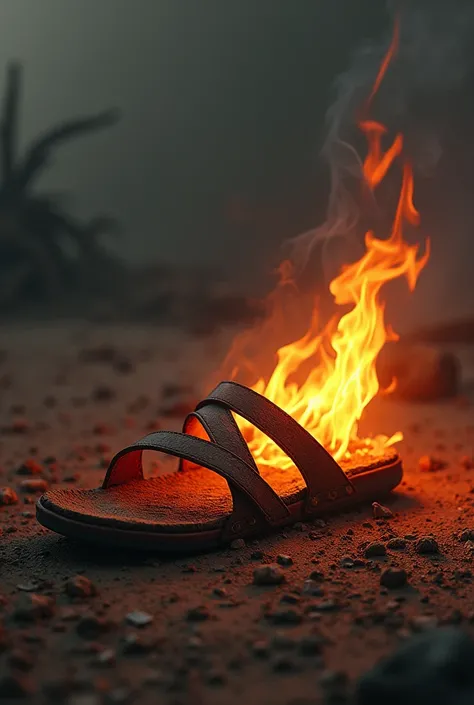 Sandal burning 