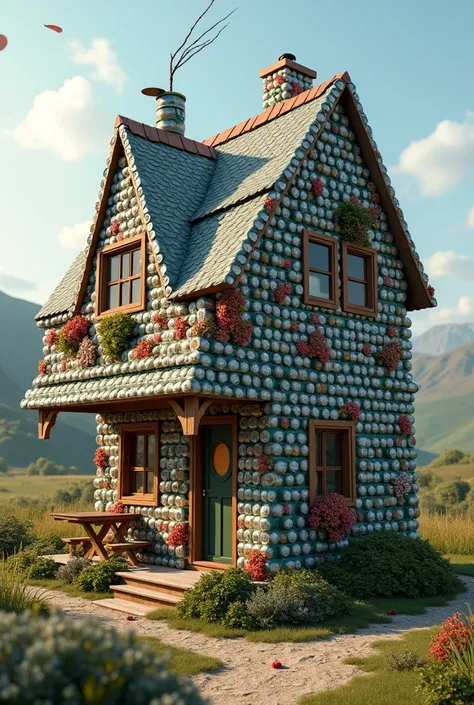 A house of cans
