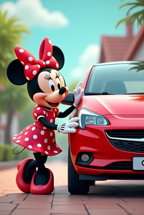 Minnie mouse opel corsa e