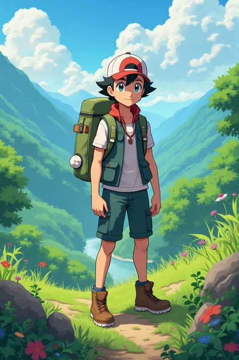 A brand new male Pokemon trainer