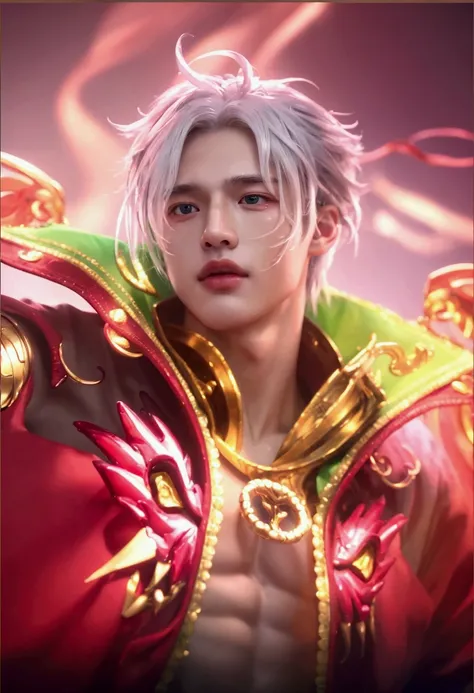 ((BEST quality,8k,Masterpiece:1.3)),upper body,,Sharp focus:1.2, Handsome Man with perfect figure,higly detailed facial and skin teksture,Detail eyes,double eyelids,interior view,ferpect lightning,Glowing skin 