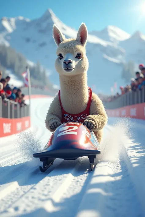 Alpaca qualifies for Olympic bobsleigh