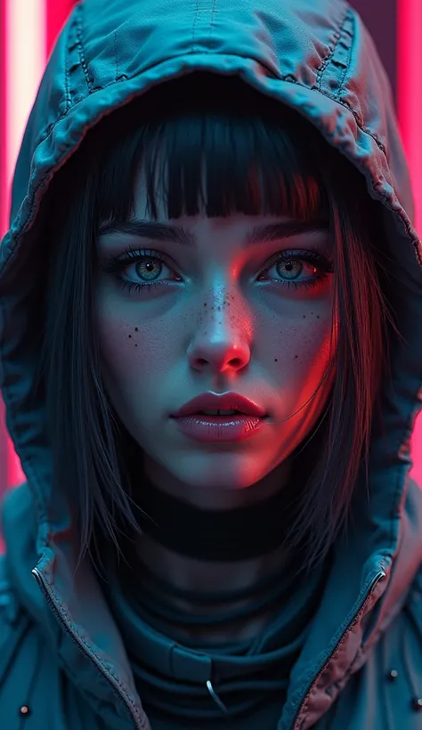 (ohwx woman), (best quality,8K,highres,masterpiece:1.2), ultra-detailed, realistic, photorealistic:1.37, cyberpunk woman sniper, cyberbody, cablelink from head connected to sniper rifle, realistic full body shot, dynamic, extremely detailed eyes and face, ...