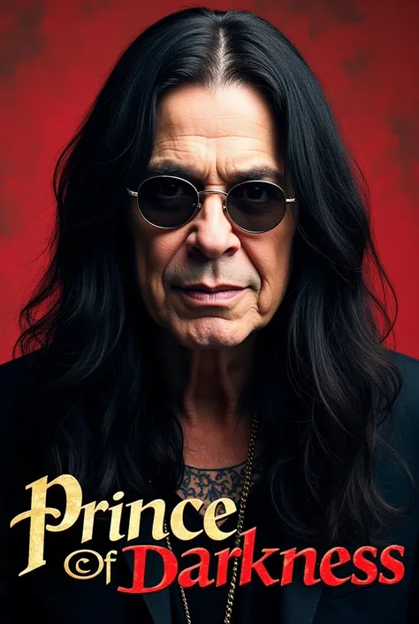 A realistic magazine cover of Ozzy Osbourne with the Title words "Prince Of Darkness"