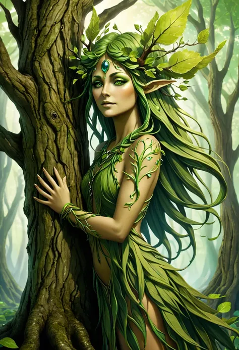 Elm Dryad，Tree Spirit