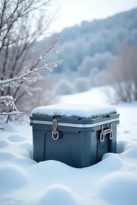 A cooler in winter 