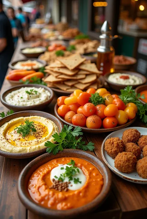 Israeli food dishes 






