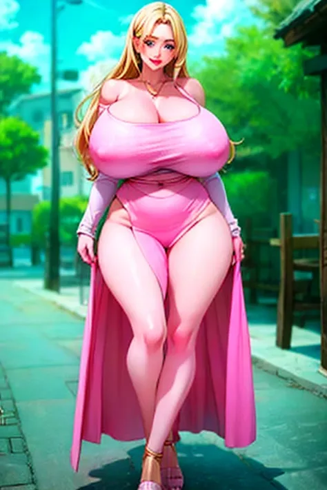 An extremely beautiful stunning busty woman, with gold blonde long silky hair, big blue eyes, extremely super bright snow white fair stunning flawless glowing lush shiny flawless white skin, a perfect tight hourglass figure, and a skinny waist, sexy thick ...