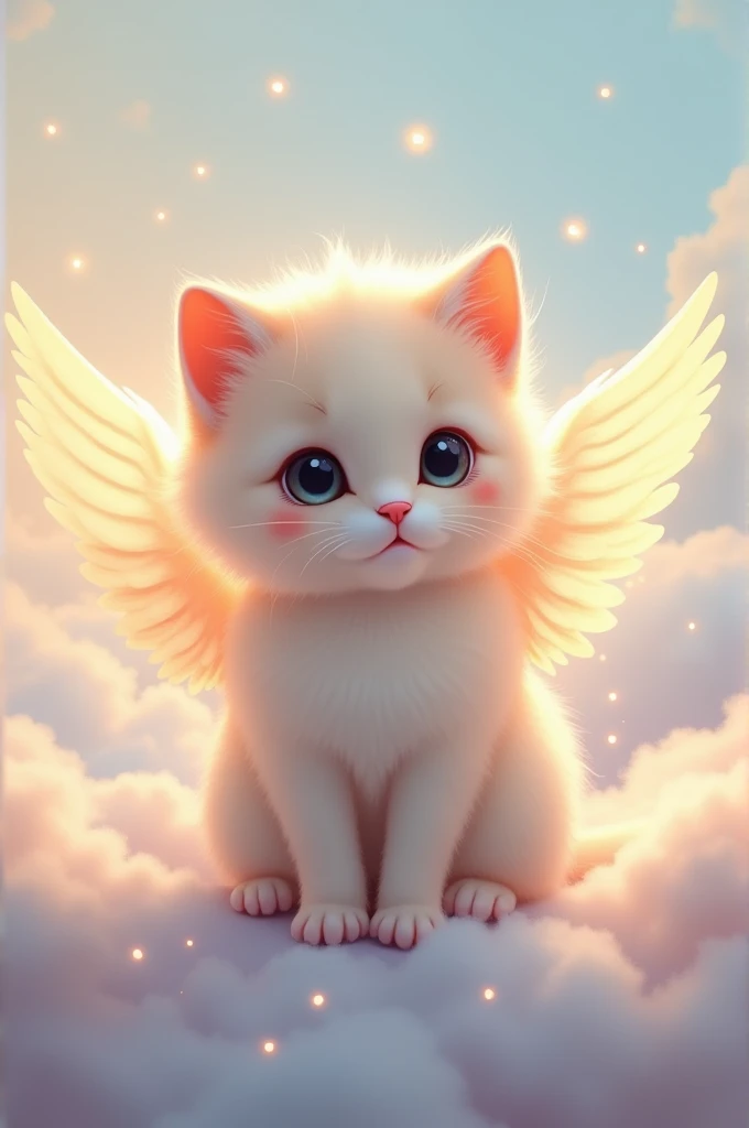 Kitten with wings
