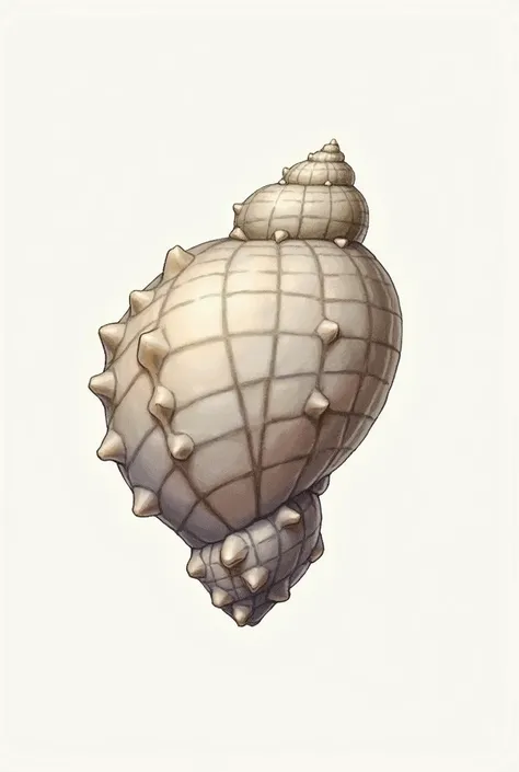 Haliotis tuberculata shell drawing logo
