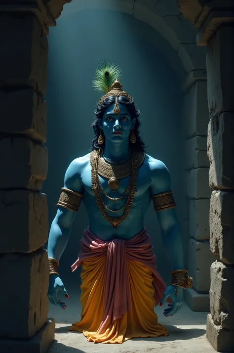 Krishna in prision 
