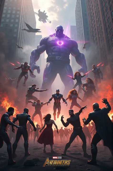 All avenger fight them all super villain in MCU 