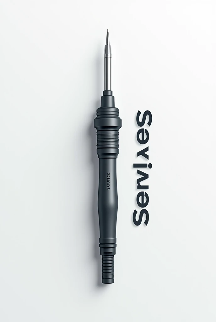 ServiTec logo containing a clearly legible soldering iron 