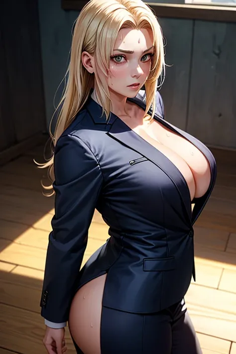 masterpiece, Highest quality,  (Unreal Engine), Reality, Super Resolution,  Very detailed, Complex, colorful, Clear images, Sharp focus, Digital Blending, 

One Woman, Senju Tsunade, Tsunade, Big Breasts, Saggy breasts, Butt, Perfect Eyes, Perfect Face, Ul...