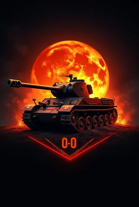 Create a logo with gfx and use the name APELbCINOBA9I and the game theme world of tanks in orange style, give me the same in neon color, increase graphics and improve colors, make it look like 4k image, improve graphics до уровня бога, improve graphics, ma...