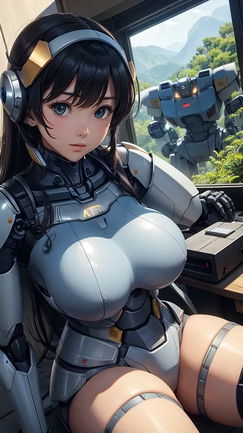 Big Tits、Large breasts、robot、valley、Mecha