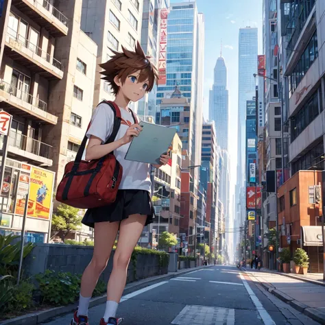 Sora moves to study in a big city.