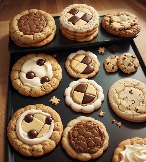 Delicious Puzzle Cookies