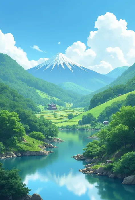 Landscape japan realistis aesthetic 