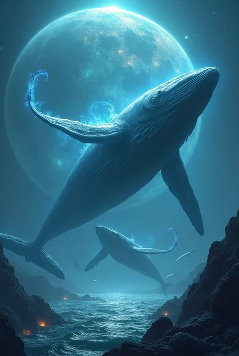 whale planet in universe 
