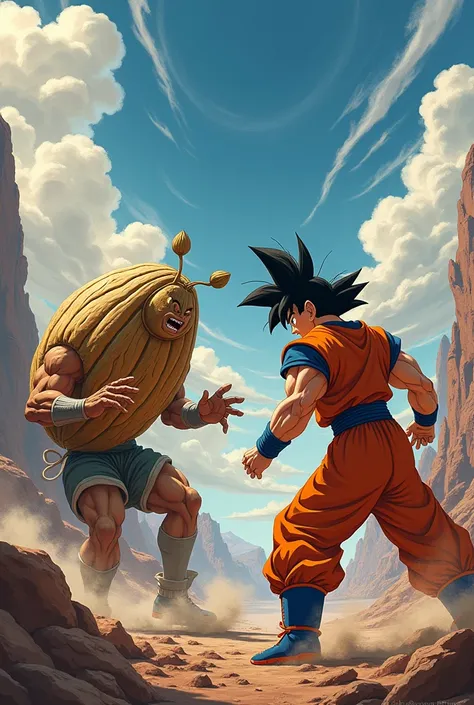  walnut  fights goku
